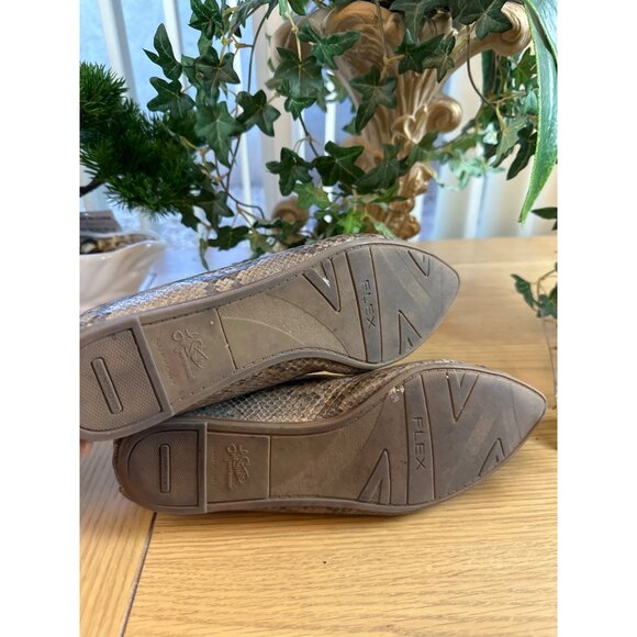 Life Stride 8M Stylist Business Casual Snake-Print Pointed-Toe Ballet Flats - Picture 8 of 8